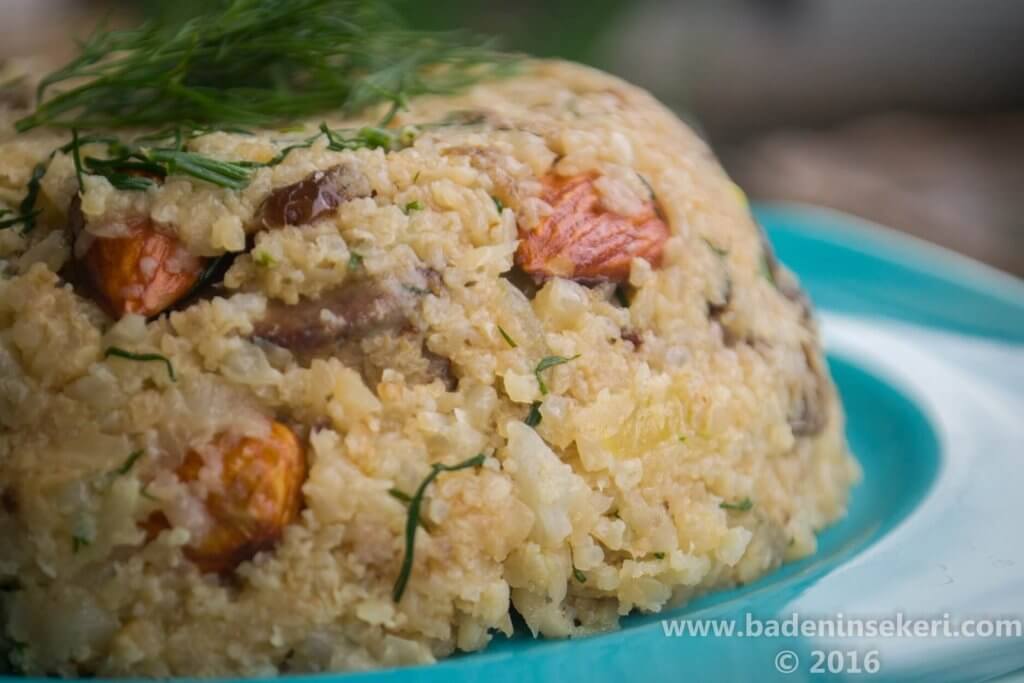 Grain free Turkish Stuffing Pilaff with Liver Bade'nin Şekeri